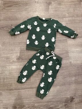 Snowman Two Piece Toddler Outfit Size 3T fits 2/3t